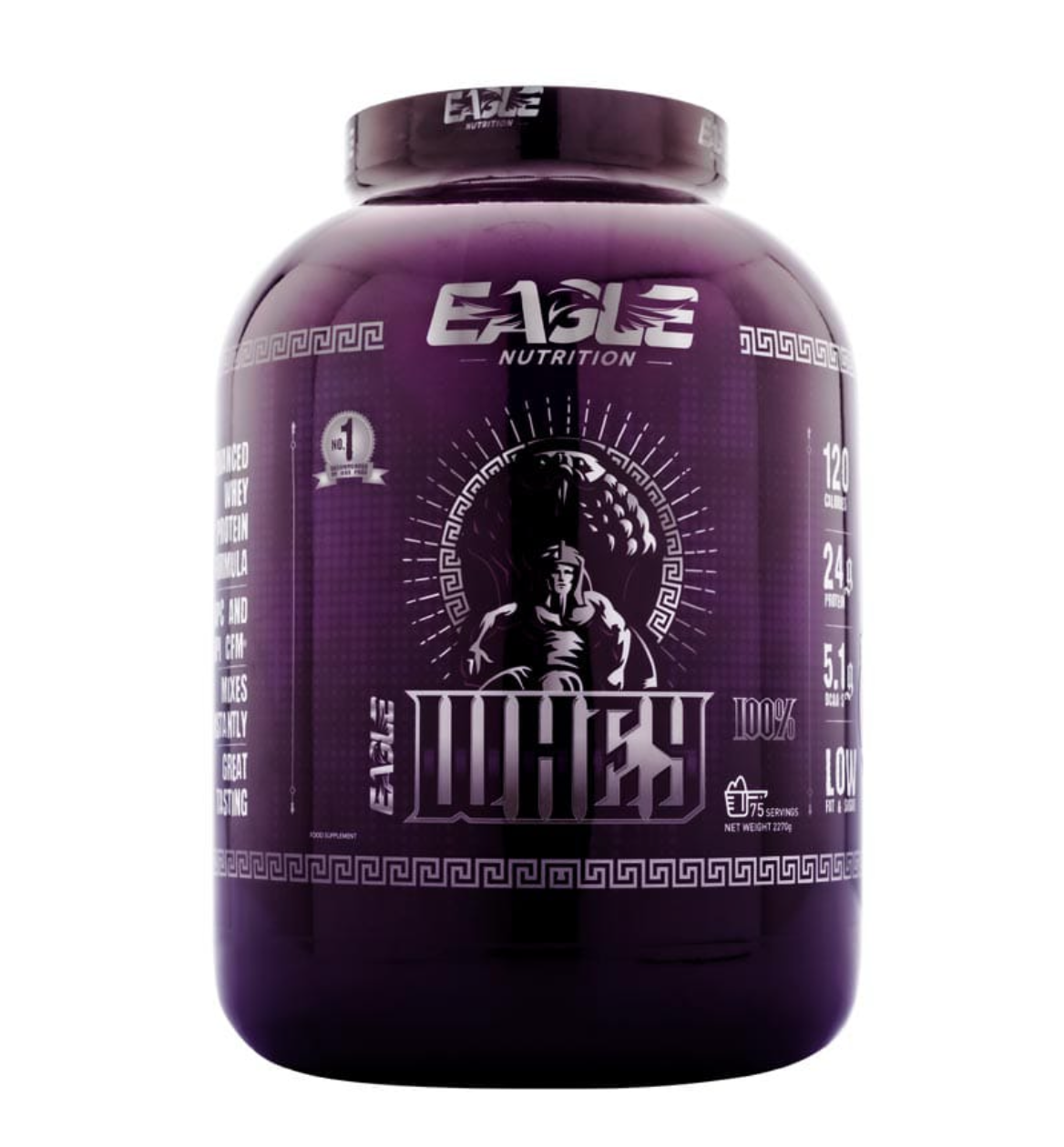 EAGLE WHEY 100% 2.27KG - 75
Servings